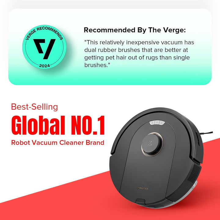 roborock Q5 Pro Saugroboter mit DuoRoller-Bürste, 5500Pa Saugkraft, 770mL Staubbehälter, 180mL Wasse
