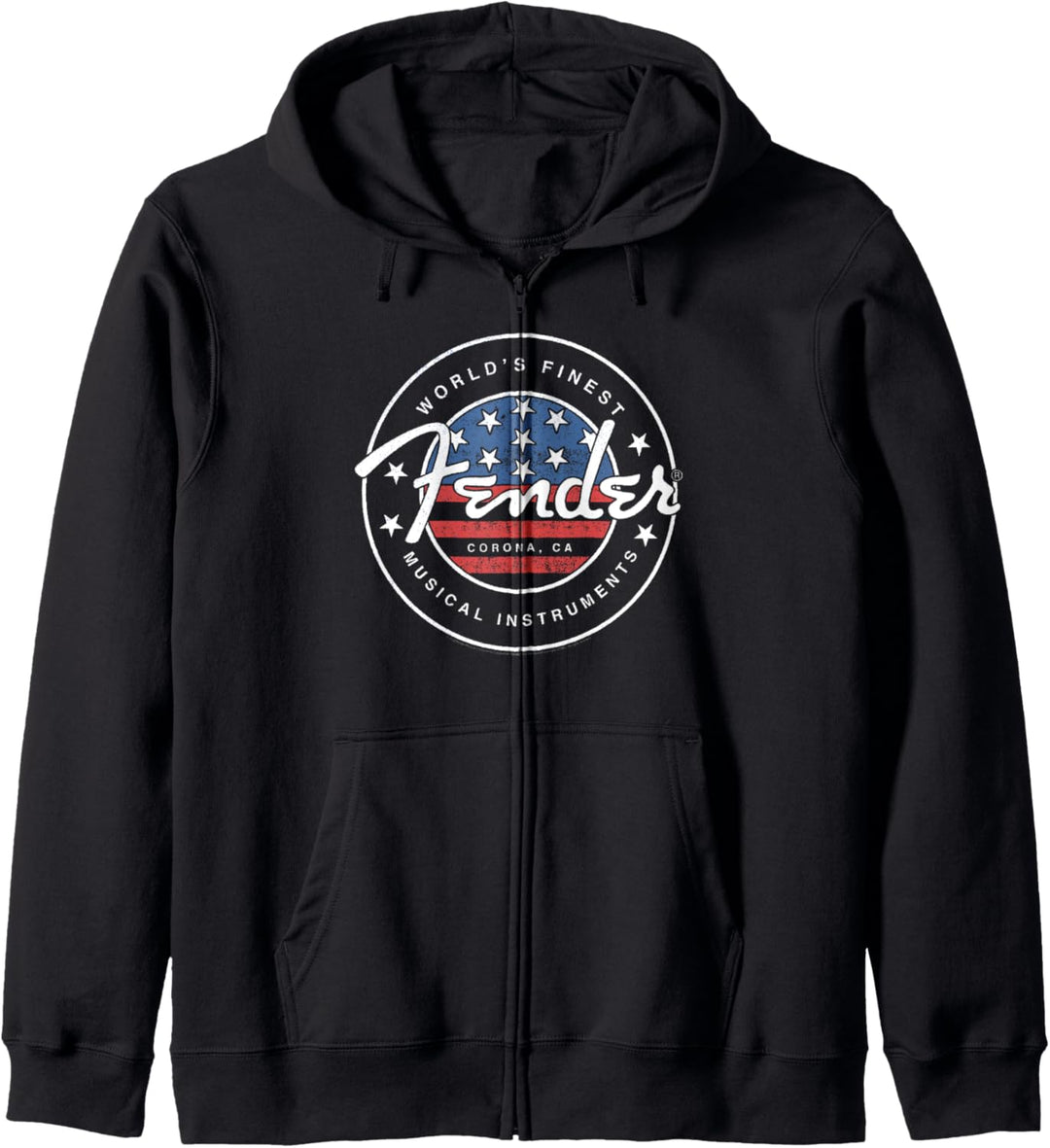 Fender American Flag Circle Stamp Logo Kapuzenjacke
