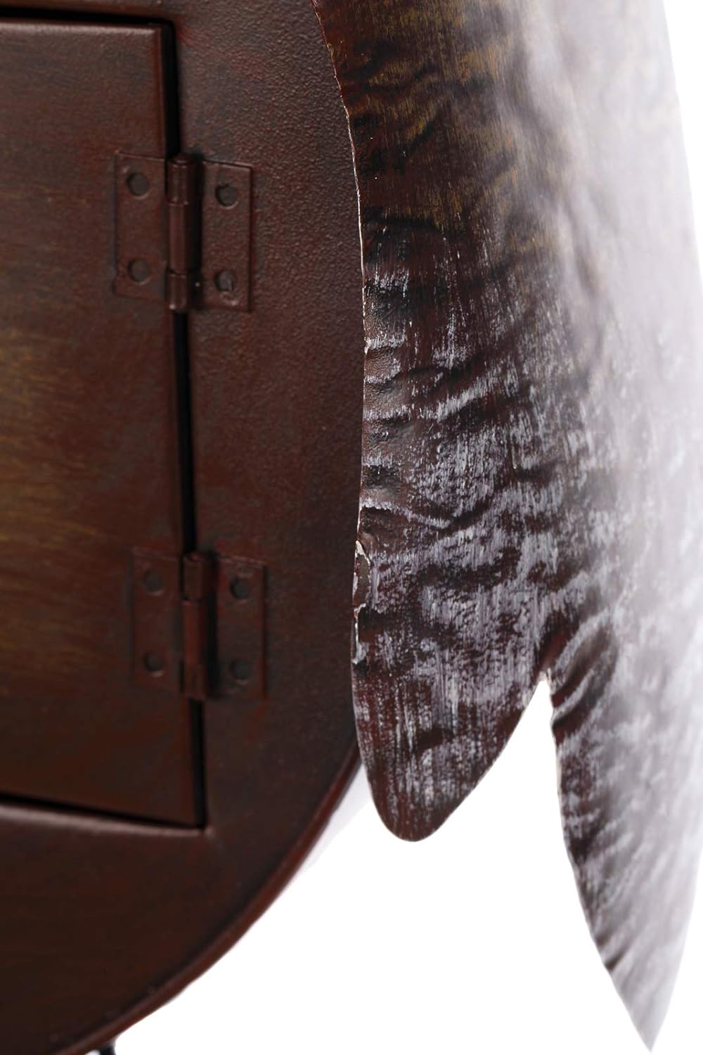 Antiker grosser und sehr edler Briefkasten, Tierdesign Eule, NA12A480 Handbemalt. sehr schön gearbei