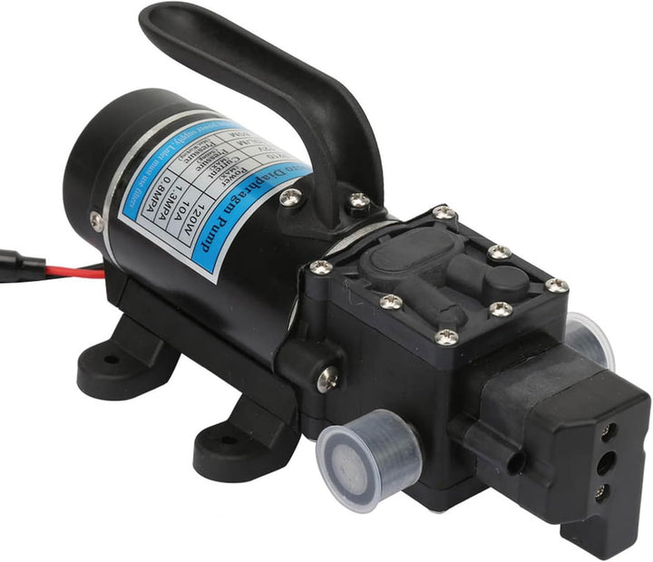120W elektrische Wasserpumpe 10L / m selbstansaugende Membranpumpe mit Überstromschutzvorrichtung fü