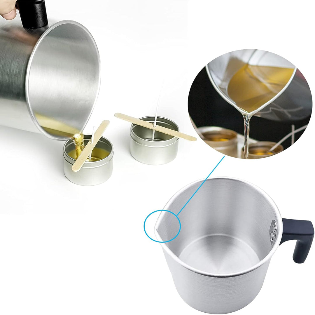 JBEIY Kerzen Giessen DIY Set, Kerzenherstellung Set Anfänger, Kerzen Selber Machen mit Sojawachs Doc