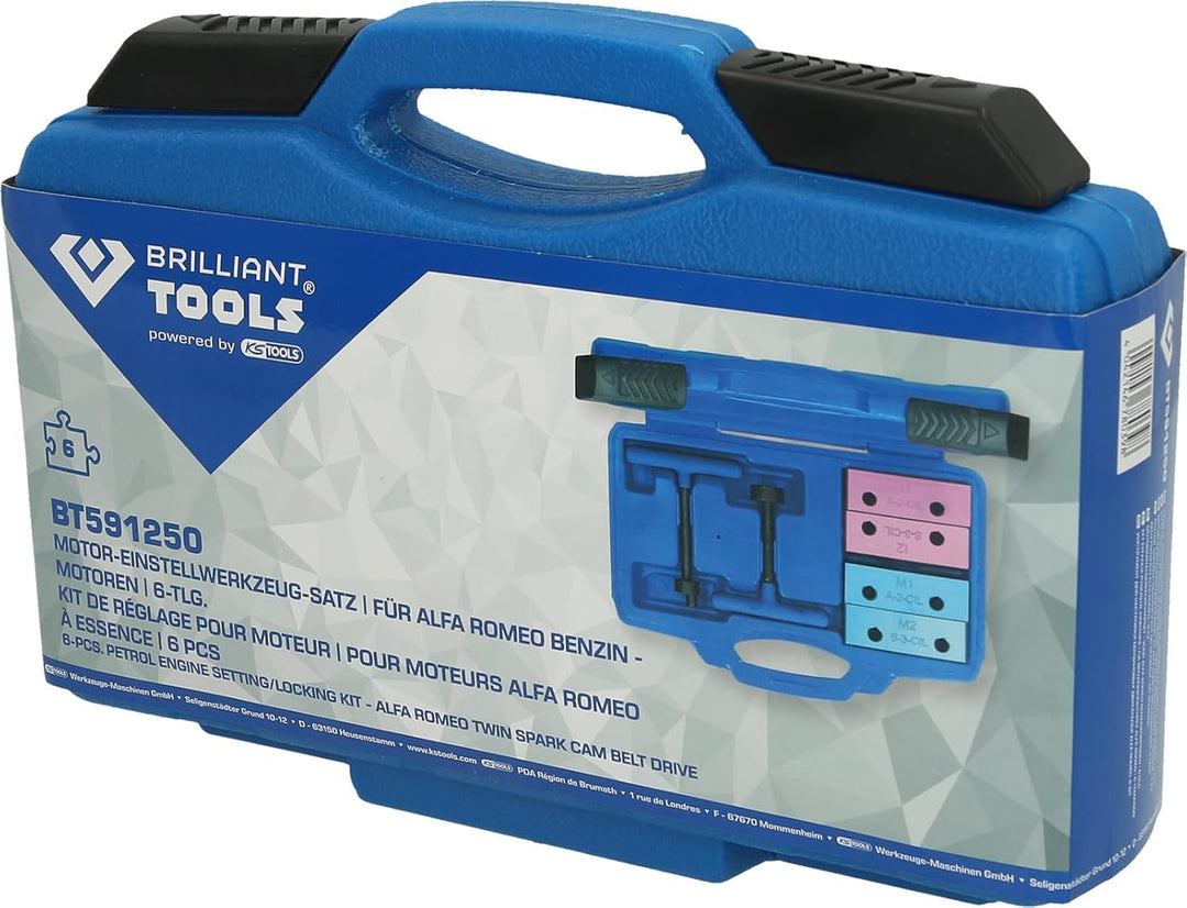 BRILLIANT TOOLS BT591250 Motor-Einstellwerkzeug-Satz für Alfa Romeo 1.4, 1.6, 1.8, 2.0 Twin-Spark [P