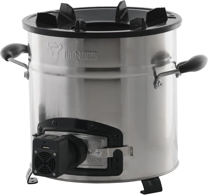 BBQ-Toro Raketenofen RAKETE #3 | Edelstahl Rocket Stove für Dutch Oven, Grillpfannen und vieles mehr