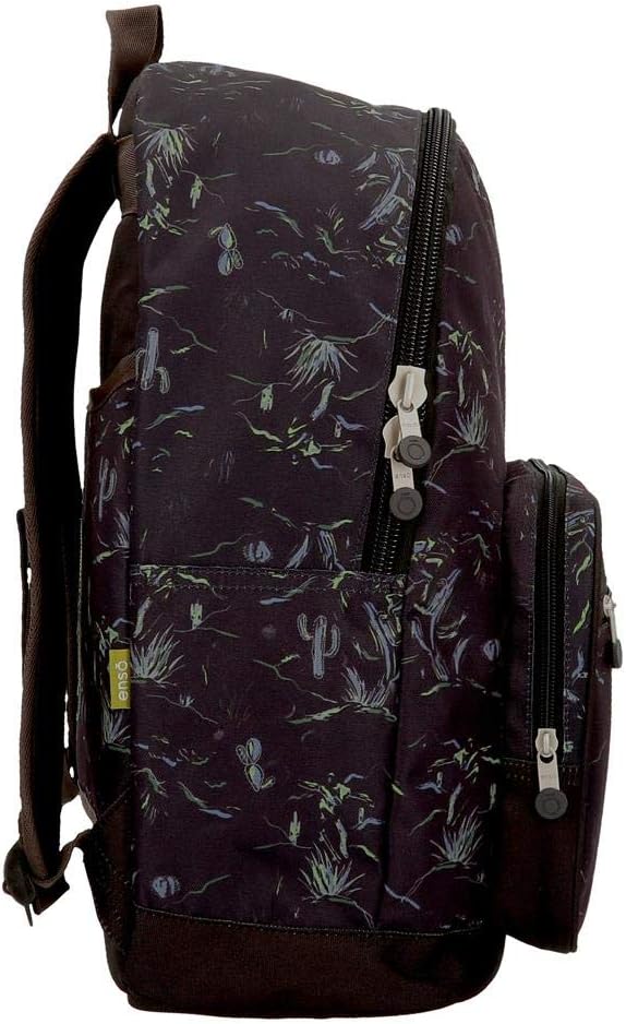 Enso West Rucksack Schwarz 31x42x15 cms Polyester 23.94L, Rucksack