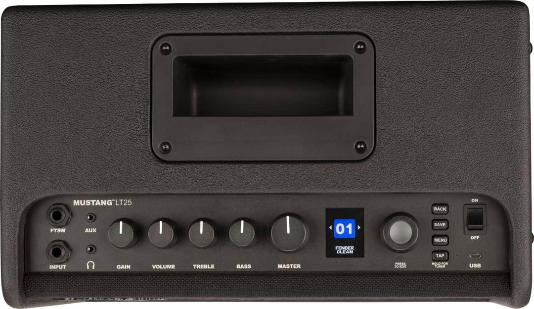 Fender Mustang LT 25 Combo Gitarrenverstärker – Geeignet für E-Gitarre LT25 (25W) Single, LT25 (25W)