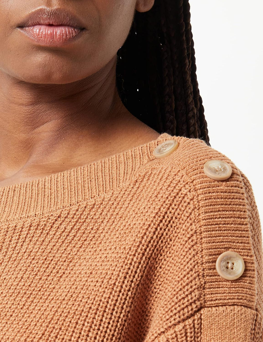 GARCIA Damen Pullover L Burnt Sand, L Burnt Sand