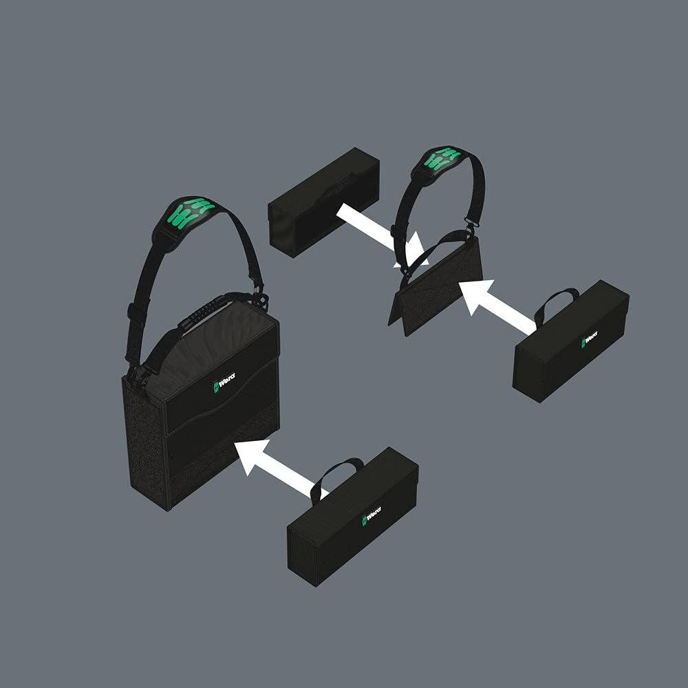 Wera 2go 3 Werkzeug-Box, 130 x 325 x 80 mm, 1 Stück, 05004352001 Single, Single
