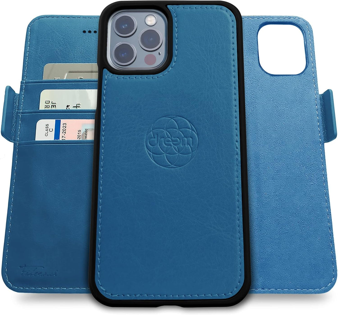 Dreem Fibonacci 2in1 Handyhülle Flipcase für iPhone 12 & 12 Pro | Magnetisches iPhone Case | TPU Etu