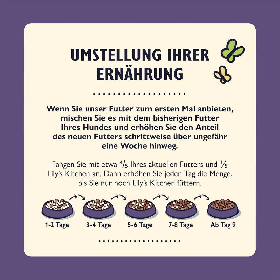 Lily‘s Kitchen Trocken Hundefutter für ältere Hunde (2.5kg) Truthahn, Forelle, Weissfisch der Saison