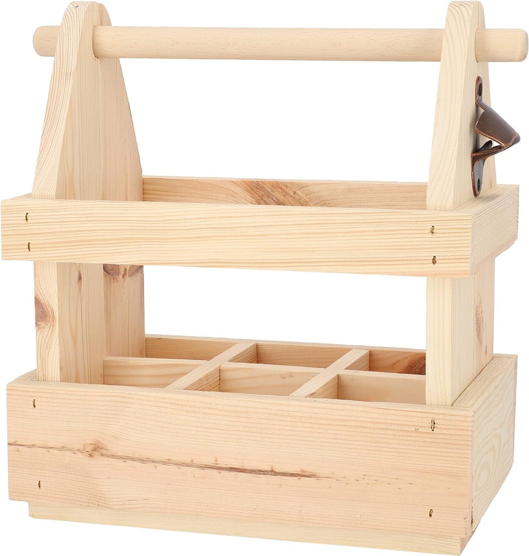 KOTARBAU Bierflaschenträger mit Flaschenöffner Bier-Sixpack-Träger Männerhandtasche Fussballabend Gr