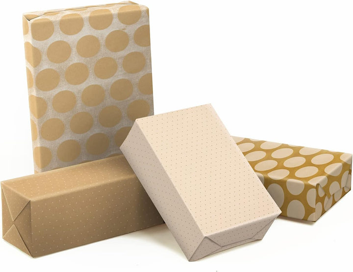 Clairefontaine 223879AMZC – 10 Rollen Kraftpapier (100% recycelt), 5 m x 0 m70 (grosse Breite), 80 g