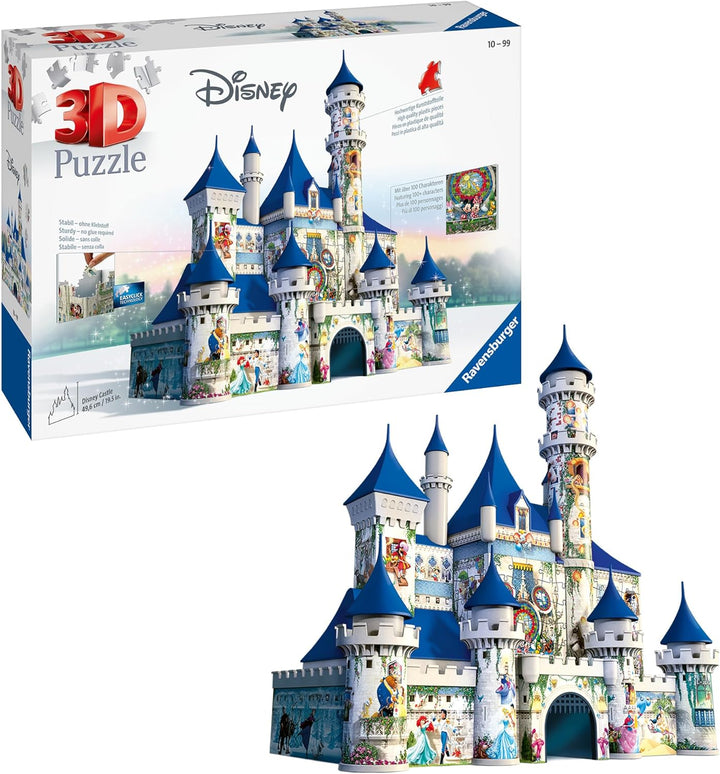 Ravensburger 3D Puzzle 12587 - Disney Schloss - 216 Teile - Für alle Disney Fans ab 10 Jahren