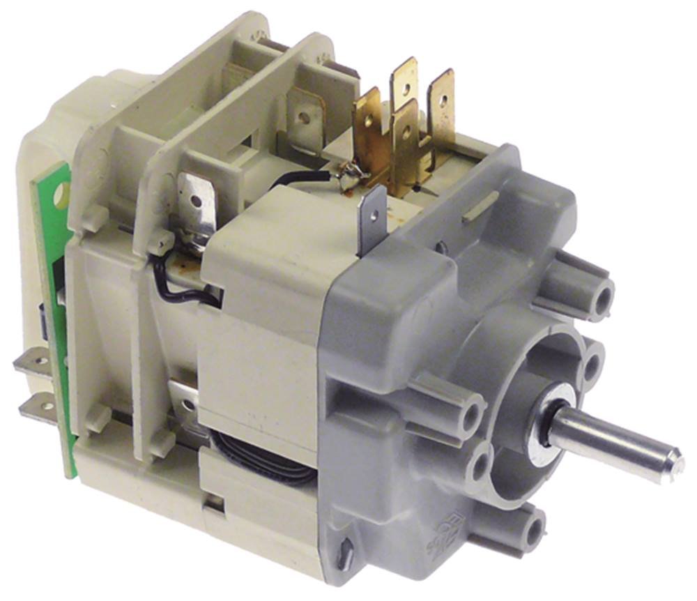 EATON (INVENSYS) MS65 Zeitschalter Laufzeit 120/30min 250V 4-polig Achse ø 6x4,6x20mm Anschluss seit