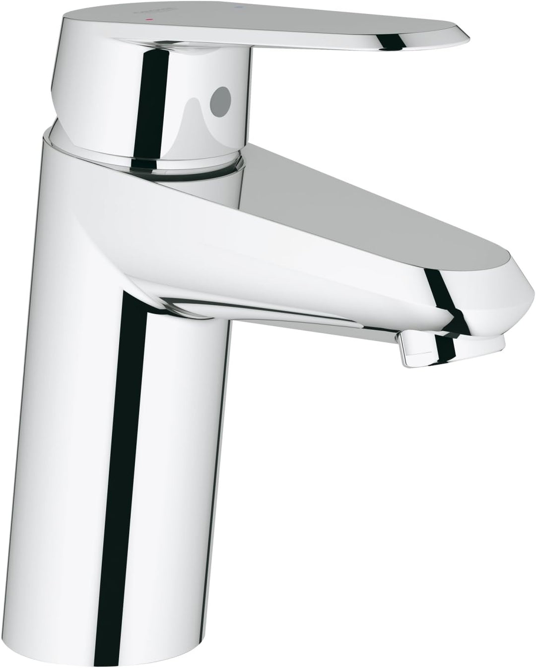 GROHE Eurodisc Cosmopolitan Badarmatur, glatter Körper, Standard-Auslauf, SpeedClean 3246920E, S-Siz