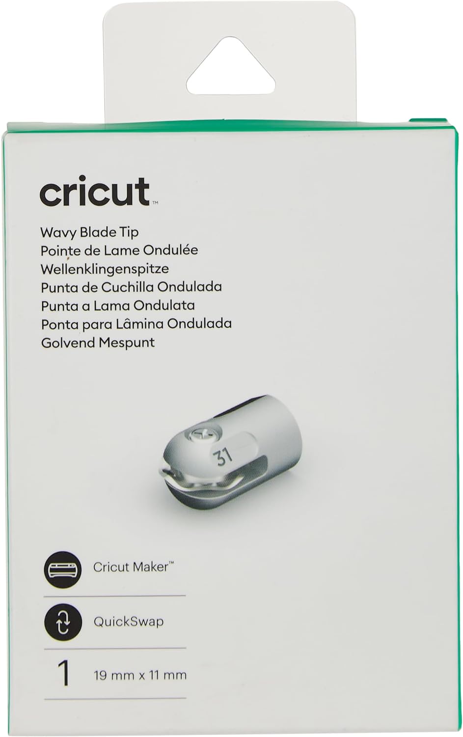 Cricut 2007455 Wellenklinge, One Size, One Size