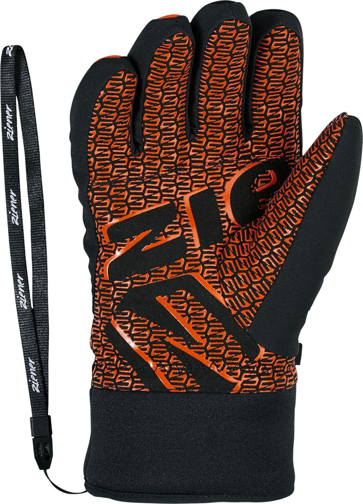 Ziener Kinder Lanus As Ski-Handschuhe/Wintersport | Wasserdicht, Atmungsaktiv, Trendig, Primaloft 3.