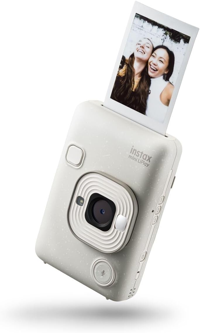 INSTAX Mini LiPlay 2 Digital Hybrid Camera Misty White, Misty White