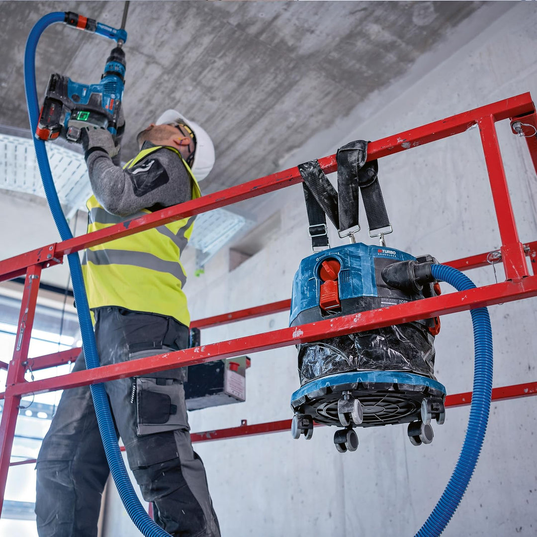 Bosch Professional 18V System Akku-Staubsauger GAS 18V-12 MC (Staubschutz der Klasse M, HEPA-Filter,