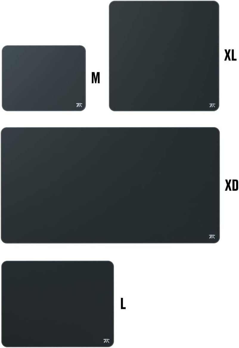Fnatic Dash L Erweiterte Profi-Gaming-Mausmatte für E-Sports mit Genähten Rändern und Rutschfestem G