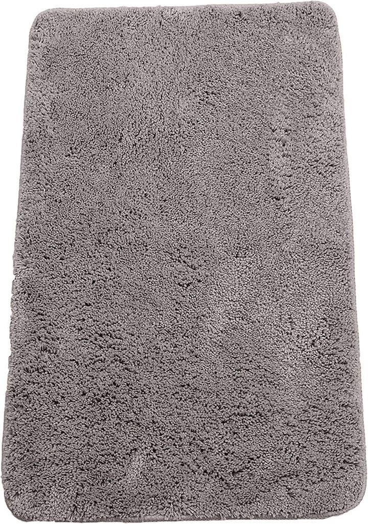 Brandsseller Badematte 70x120 cm Badvorleger Badteppich Badezimmerteppich Duschvorleger Grau
