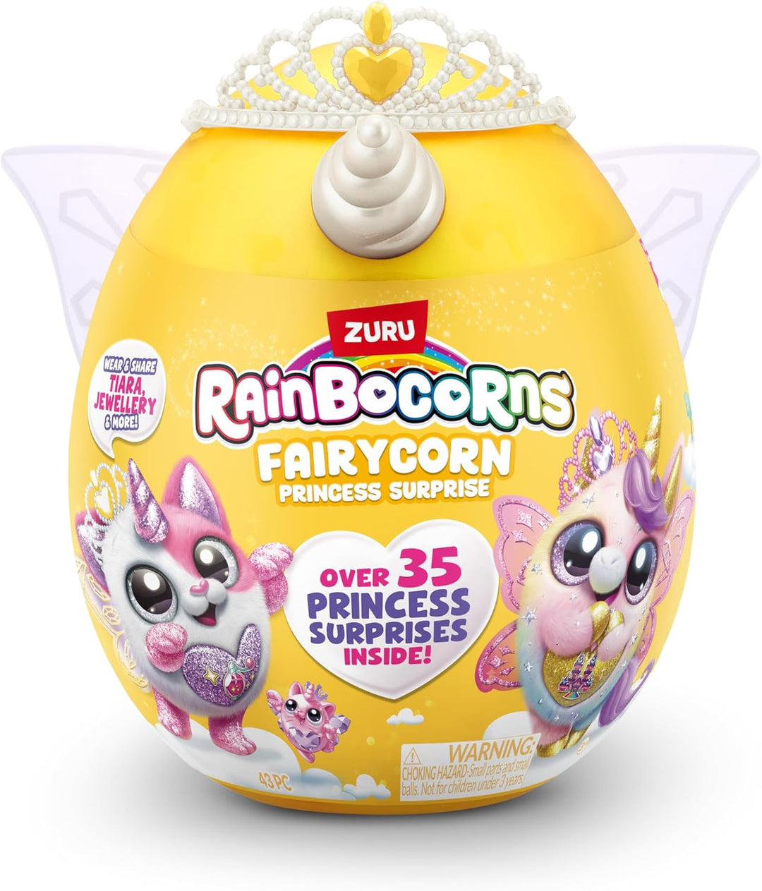 Rainbocorns Fairycorn Princess Surprise Serie 6, Gemmie Polarbär, von ZURU, 30 cm Fairycorn-Prinzess