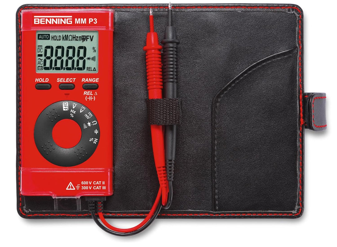 BENNING 044084 MM P3 Digital-Multimeter im Pocketformat & JOKARI 20050 Abisolierzange Super 4 plus,