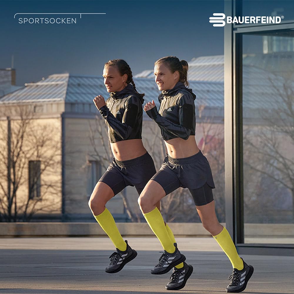 Bauerfeind Laufsocken „Run Ultralight Compression Socks“, 1 Paar sehr dünne Kompressionsstrümpfe für