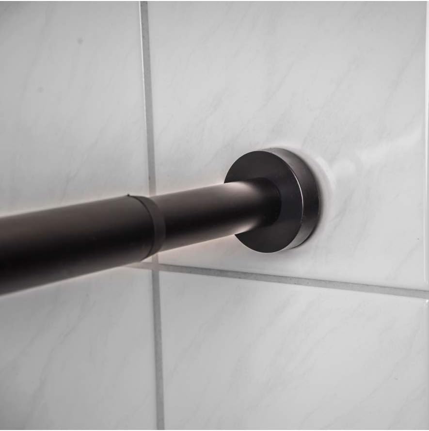 Duschvorhangstange 90-160 cm und 120-220 cm, hochwertige Duschstange für Duschvorhang, ohne bohren (