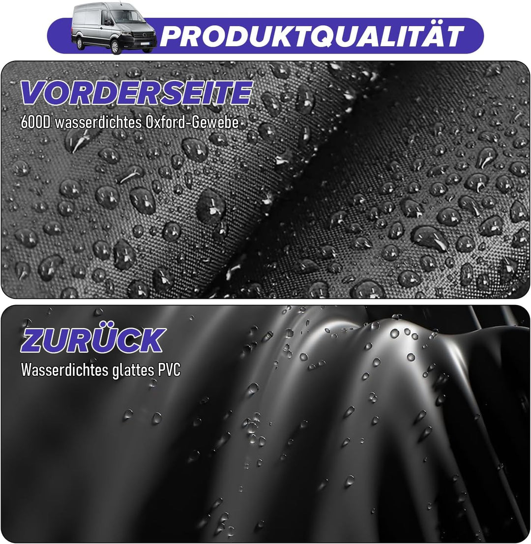 MaxEarn für VW Crafter Auto Windschutzscheiben Abdeckung, 600D Wasserdicht Sonnenschutz Frontscheibe