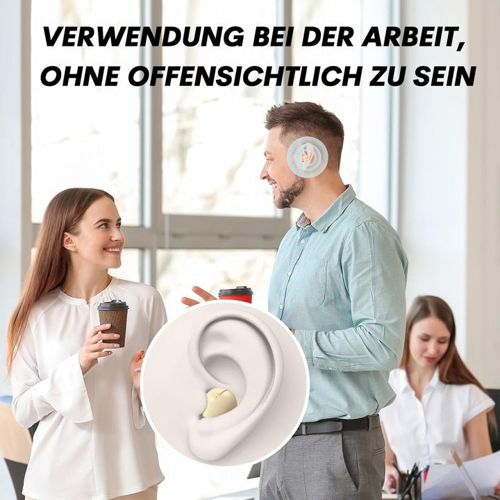 Bluetooth Kopfhörer Kabellos Unsichtbare Kopfhörer Wireless Mini in-Ear Ohrhörer Wasserdicht Leichte