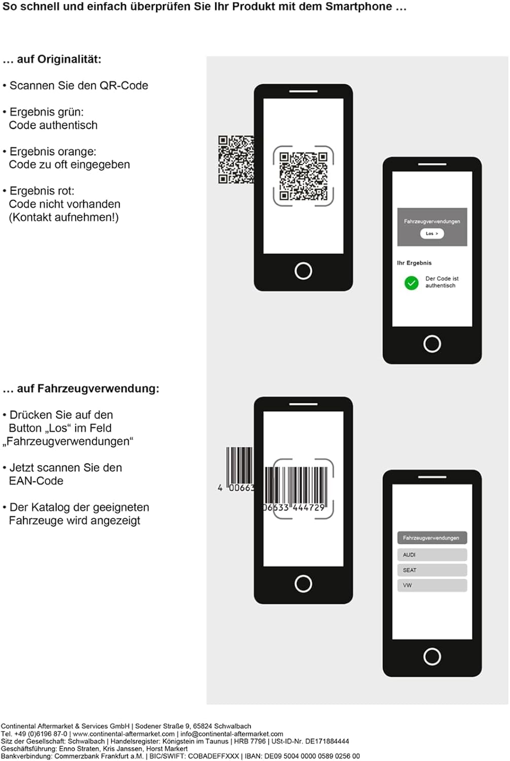 ATE 13046049962 Bremsbelagsatz Scheibenbremse
