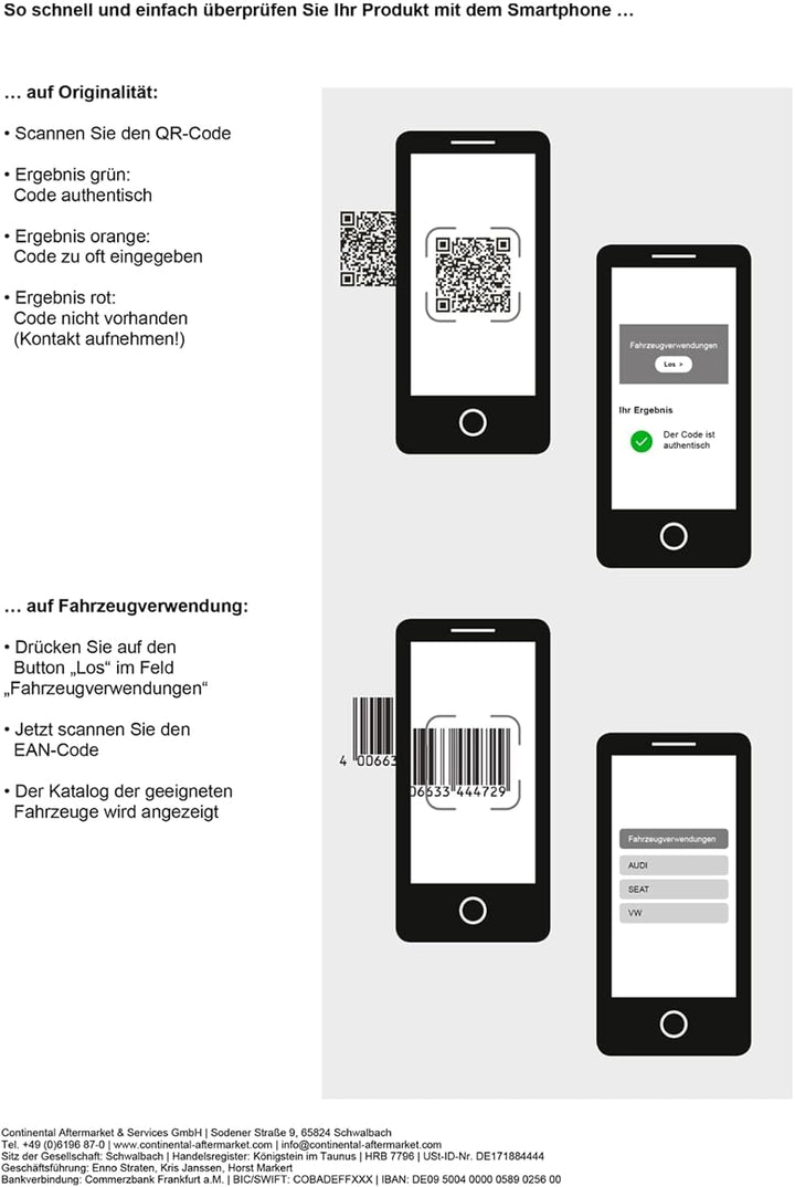 ATE 13046049962 Bremsbelagsatz Scheibenbremse