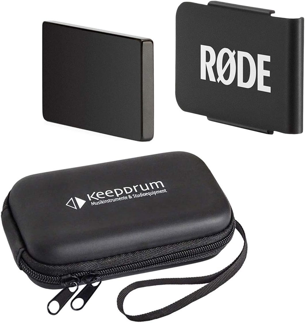 Rode MagClip GO Halterung für Wireless Go + keepdrum Soft-Case