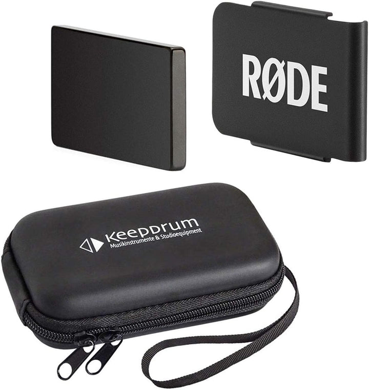 Rode MagClip GO Halterung für Wireless Go + keepdrum Soft-Case