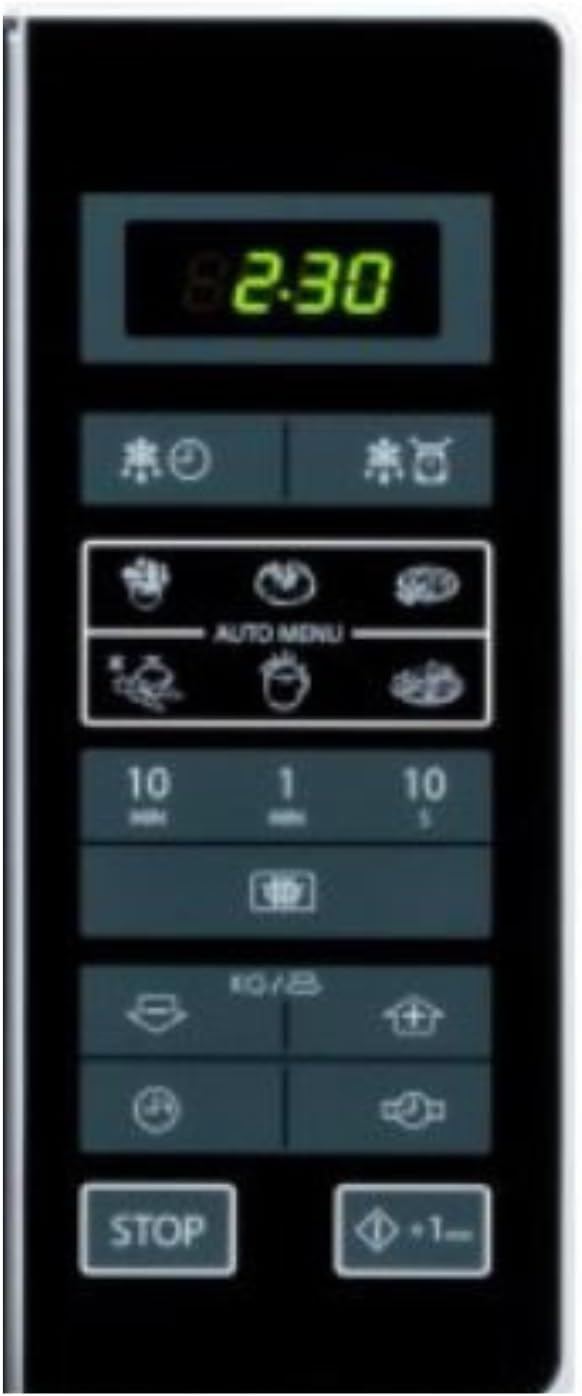 Sharp R342INW Solo-Mikrowelle / 25 L / 900 W / LED-Display / 8 Automatikprogramme / Timer / Gewichtg