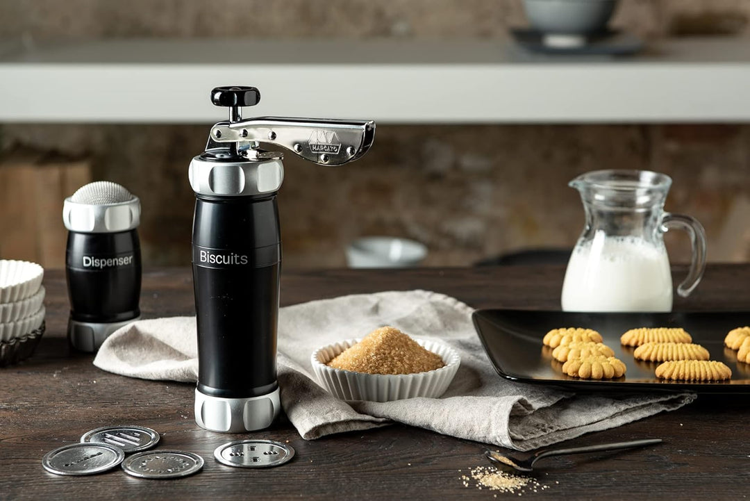 Gebäckpresse - Marcato Biscuits Schwarz, Schwarz