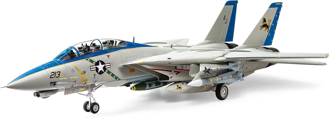 TAMIYA TAM61118 61118 - 0.075 Grumman F-14D Tomcat, Modellbau, Plastik Bausatz, Hobby, Basteln, Kleb