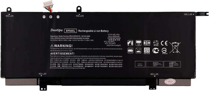 Duotipa Ersatzakku Batterie SP04XL kompatibel mit HP Spectre X360 13-AP0000NA HSTNN-IB8R HSTNN-OB1B
