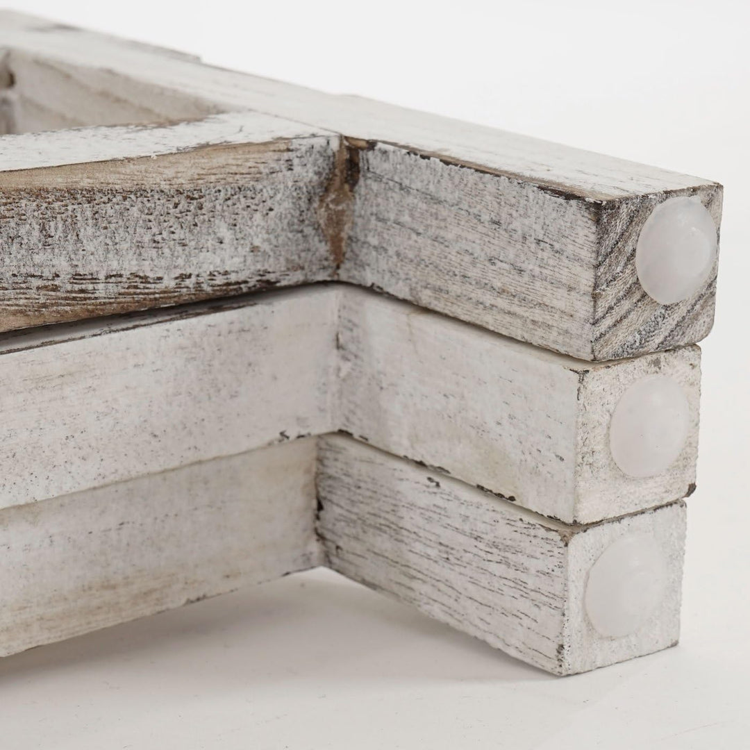 Mendler Pflanzregal T275, Standregal Blumenständer Pflanzkasten, 65x108x15cm, Holz Shabby-Look Vinta
