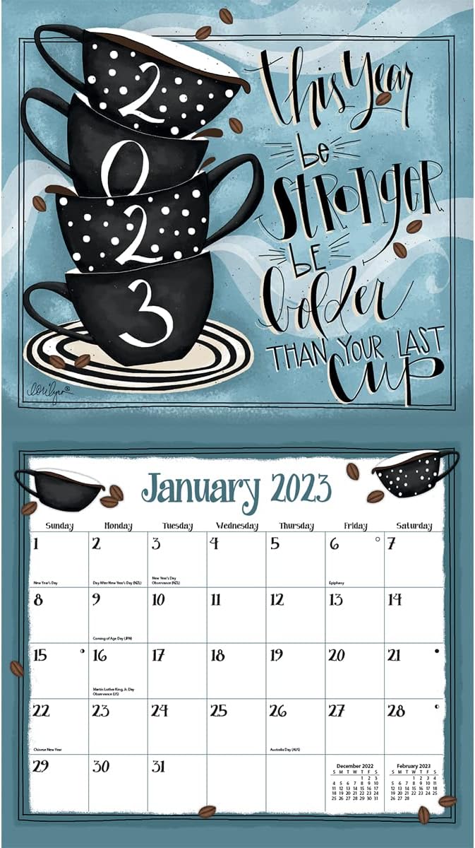 LANG Kaffee 2023 Wandkalender