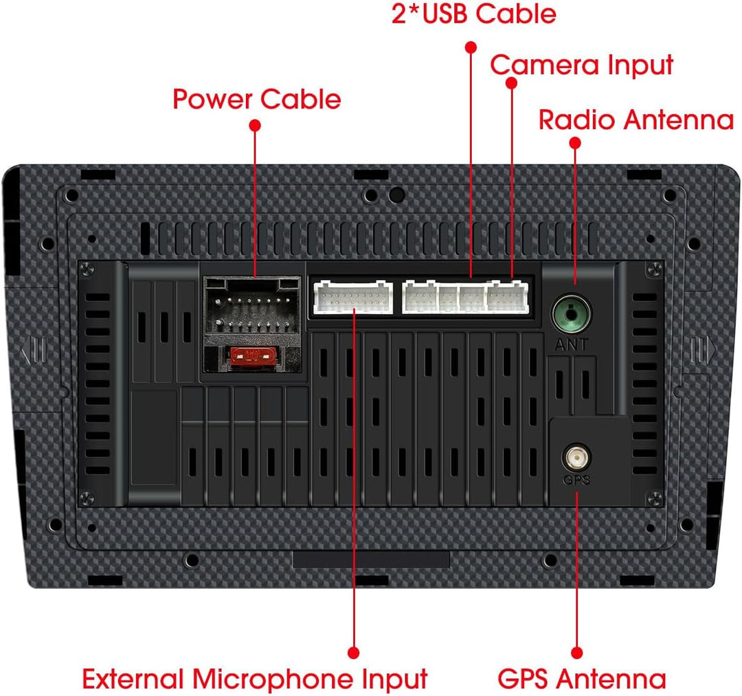 LEXXSON Android 10.1 Autoradio für Skoda Octavia 2009-2013 | 10 Zoll Touchscreen AM FM Radio GPS Nav