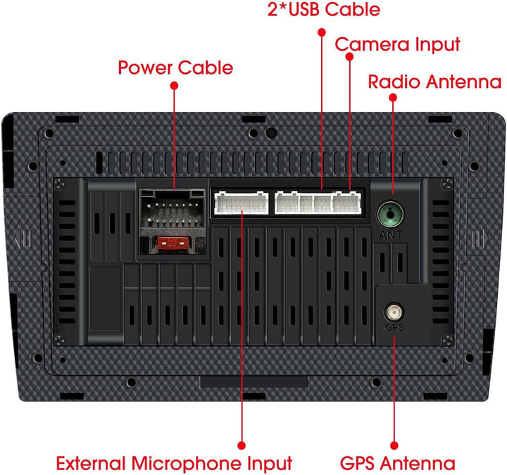 LEXXSON Android 8.1 Autoradio für Honda Accord 7. 2003-2007 | 10,1-Zoll-Touchscreen AM FM-Radio GPS-