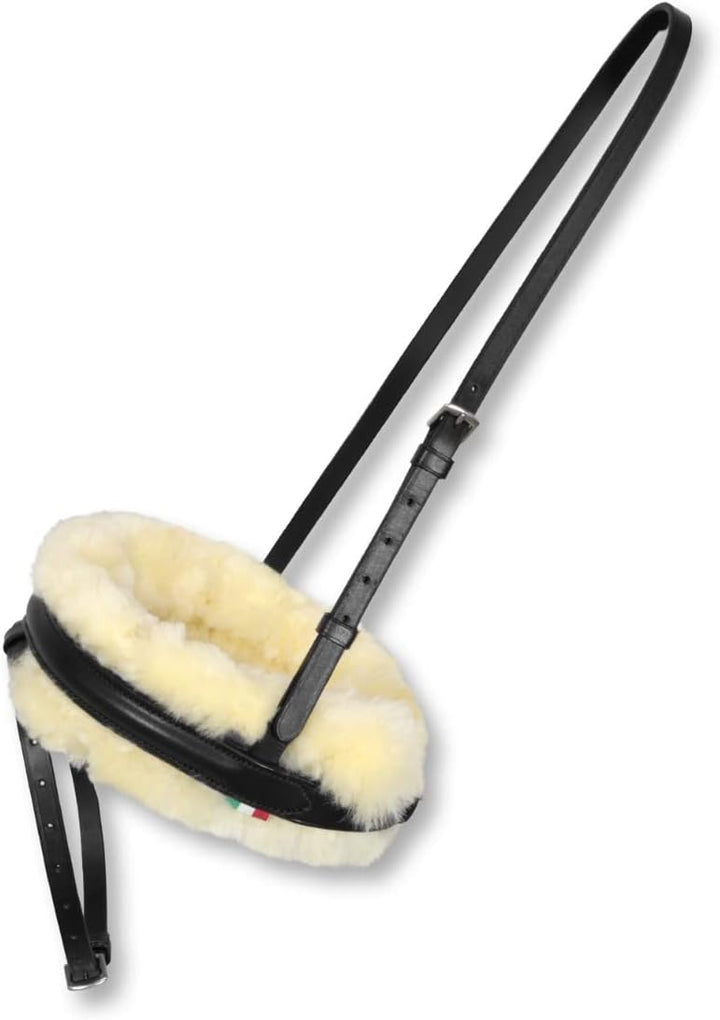 Horses, Leder-Reithalfter Soft Essen, Komfortables Halfter zum Führen des Pferdes an der Hand oder z