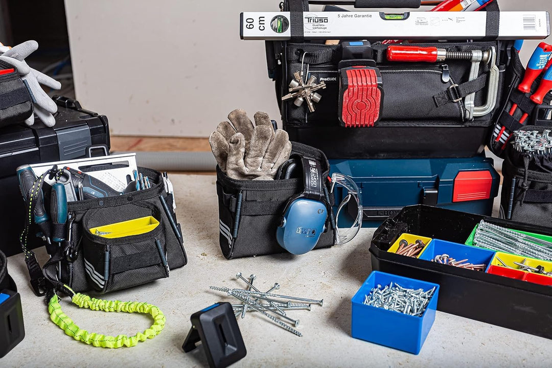 ProClick Starter-Set TB2 inkl. Tool Bag M Werkzeugtrage & ClickTray Werkzeugwanne & 3x Holder & Batt