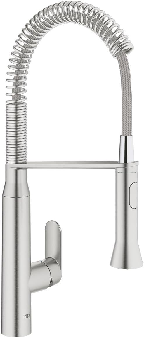 GROHE K7 | Küchenarmatur - Einhand-Spültischbatterie, DN 15 | mittelhoher Auslauf, Profibrause | Sup