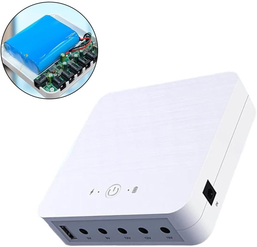 Mini-USV unterbrechungsfreie Stromversorgung, 13200 mAh Mini-USV, unterbrechungsfreie Powerbank, Rou