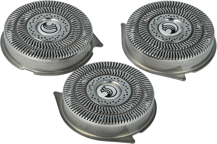 vhbw 3x Rasierklingen kompatibel mit Philips HQ8100, HQ8140, HQ8141, HQ8142, HQ8150, HQ8155, HQ8160,