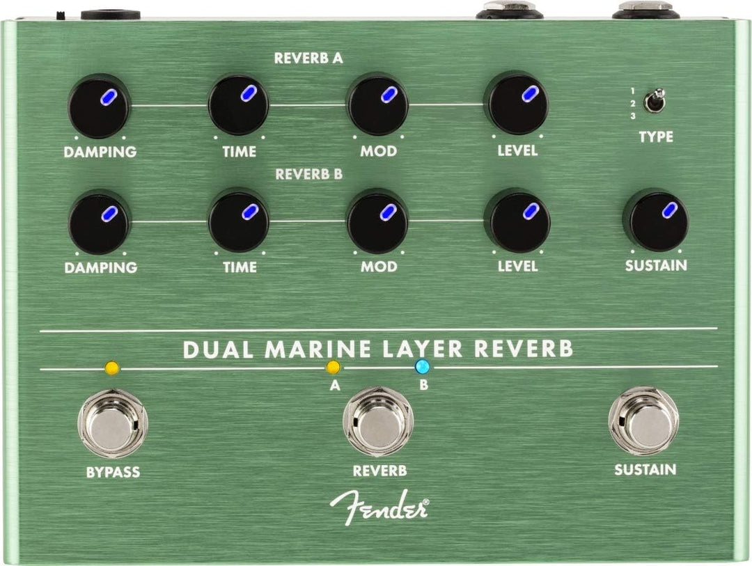 Fender 'Dual Marine Layer Reverb' Guitar Effects Pedal