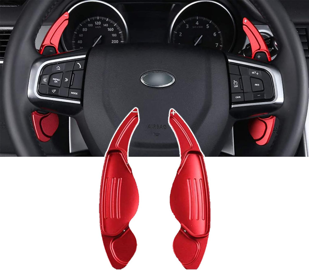 CTcar Aluminium Paddle Shifter Auto Lenkrad Paddle Shifter Verlängerungsabdeckung für F-Pace E-Pace