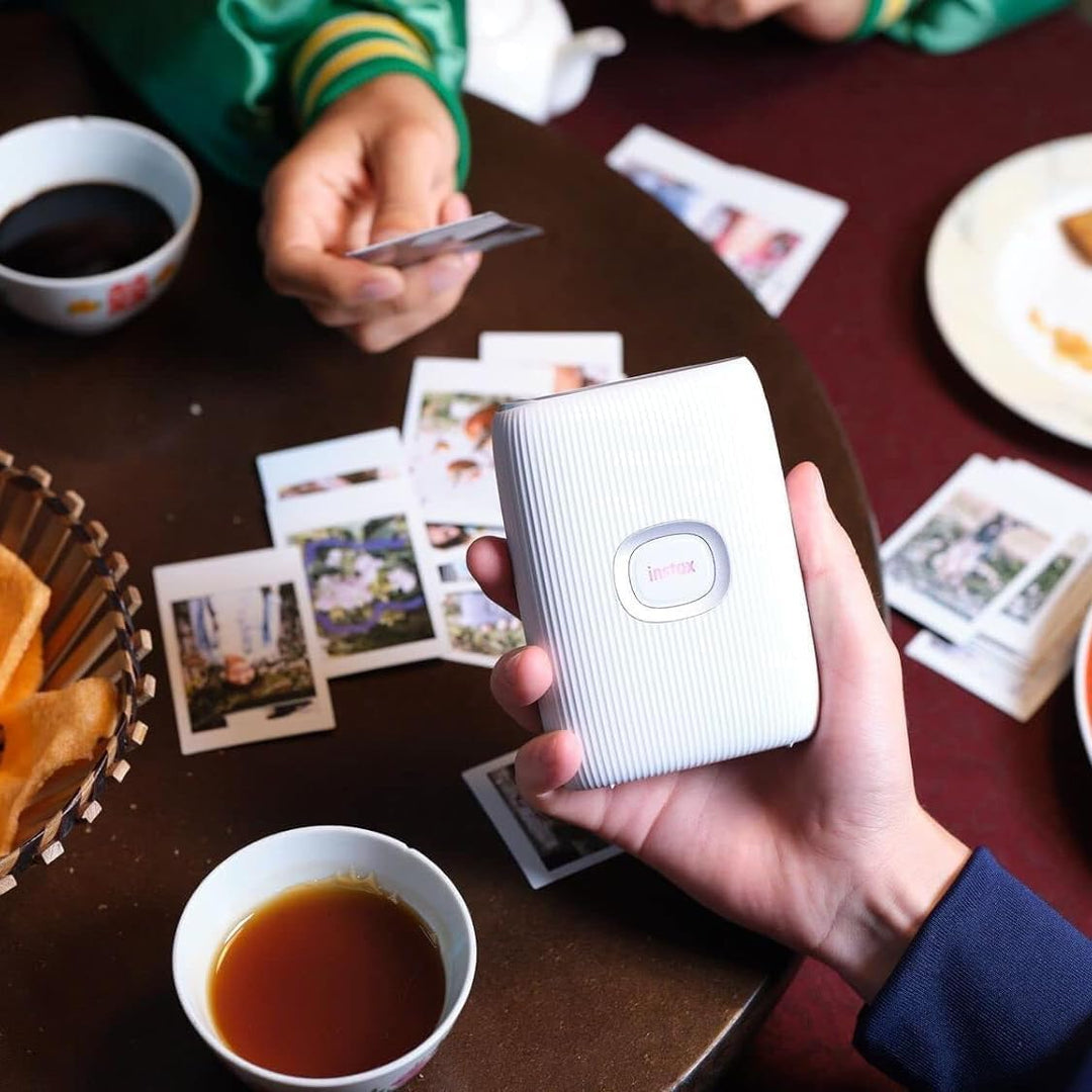 INSTAX Mini LINK2 Smartphone Printer, Clay White, Kompakt, Clay White